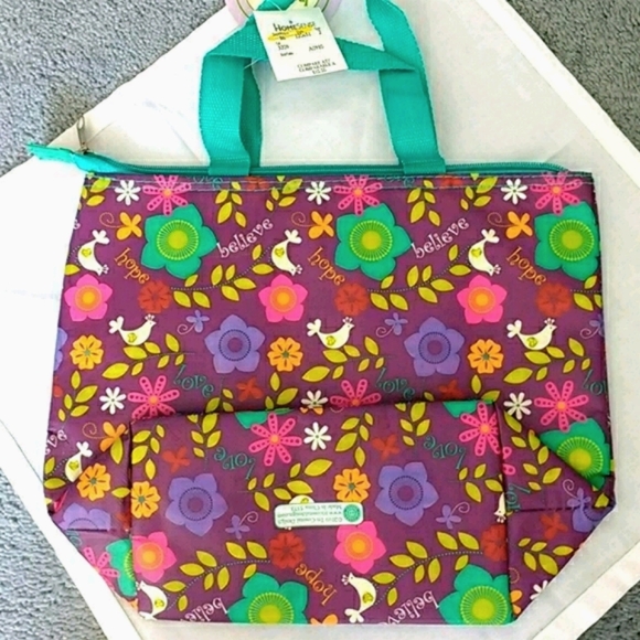 4/$15.00 Insulated lunch tote - Picture 2 of 4